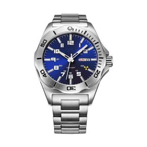 Luminor – Custom 42mm Luminous Dial Watch, Stainless Steel Case, Sport Style