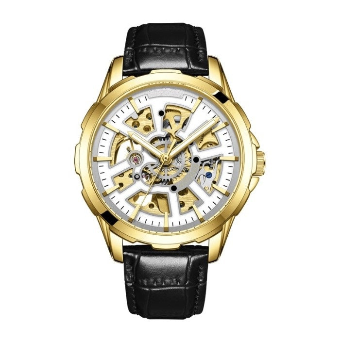 Vanguard – Custom 42mm Skeleton Watch, Futuristic Design, Mechanical Movement